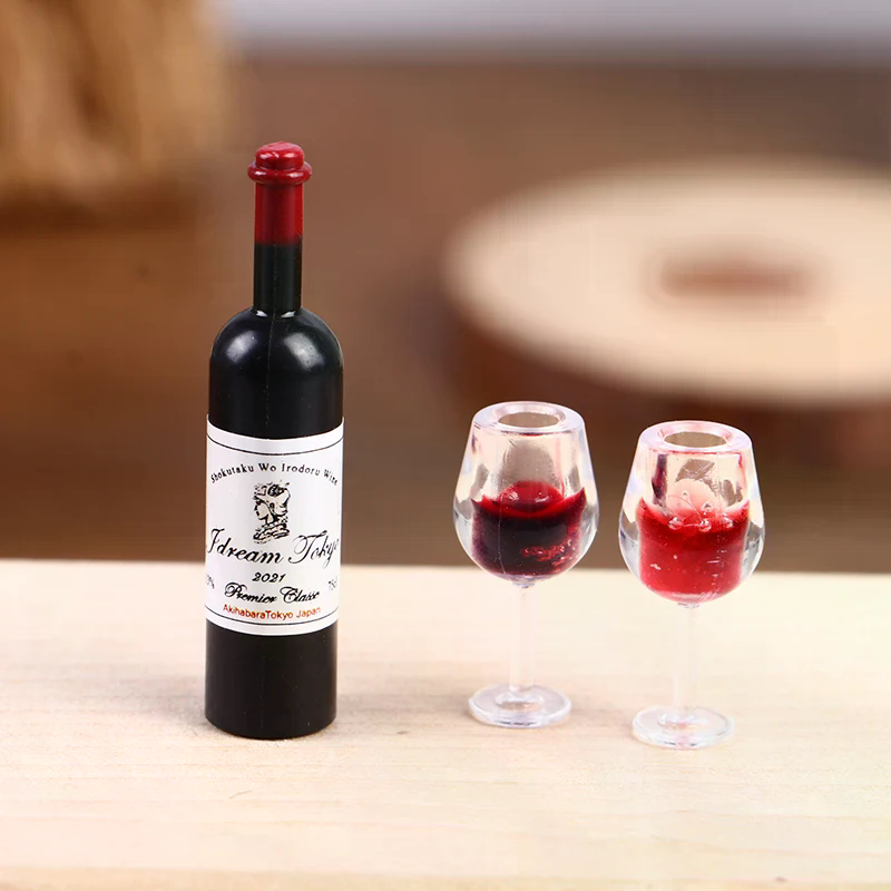Wine Y Beer - 5 Peças de Miniaturas de Casa