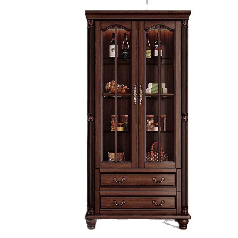 Wine & Beer Guayaquil - Vitrine de vidro combinada com madeira