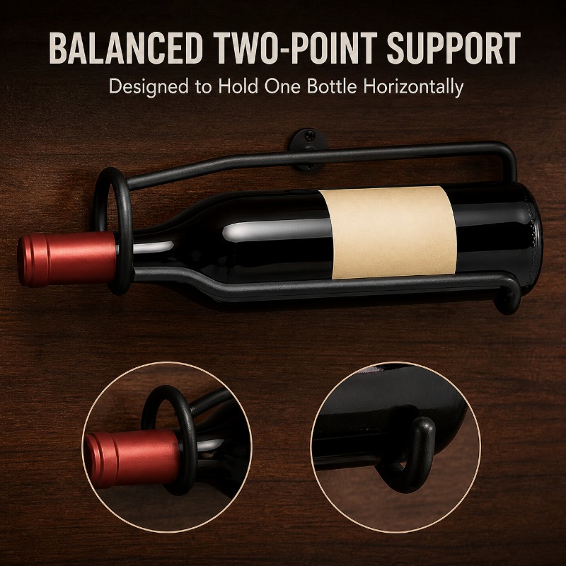 Wine Rack Wall Mount - Suporte de Parede para Garrafas de