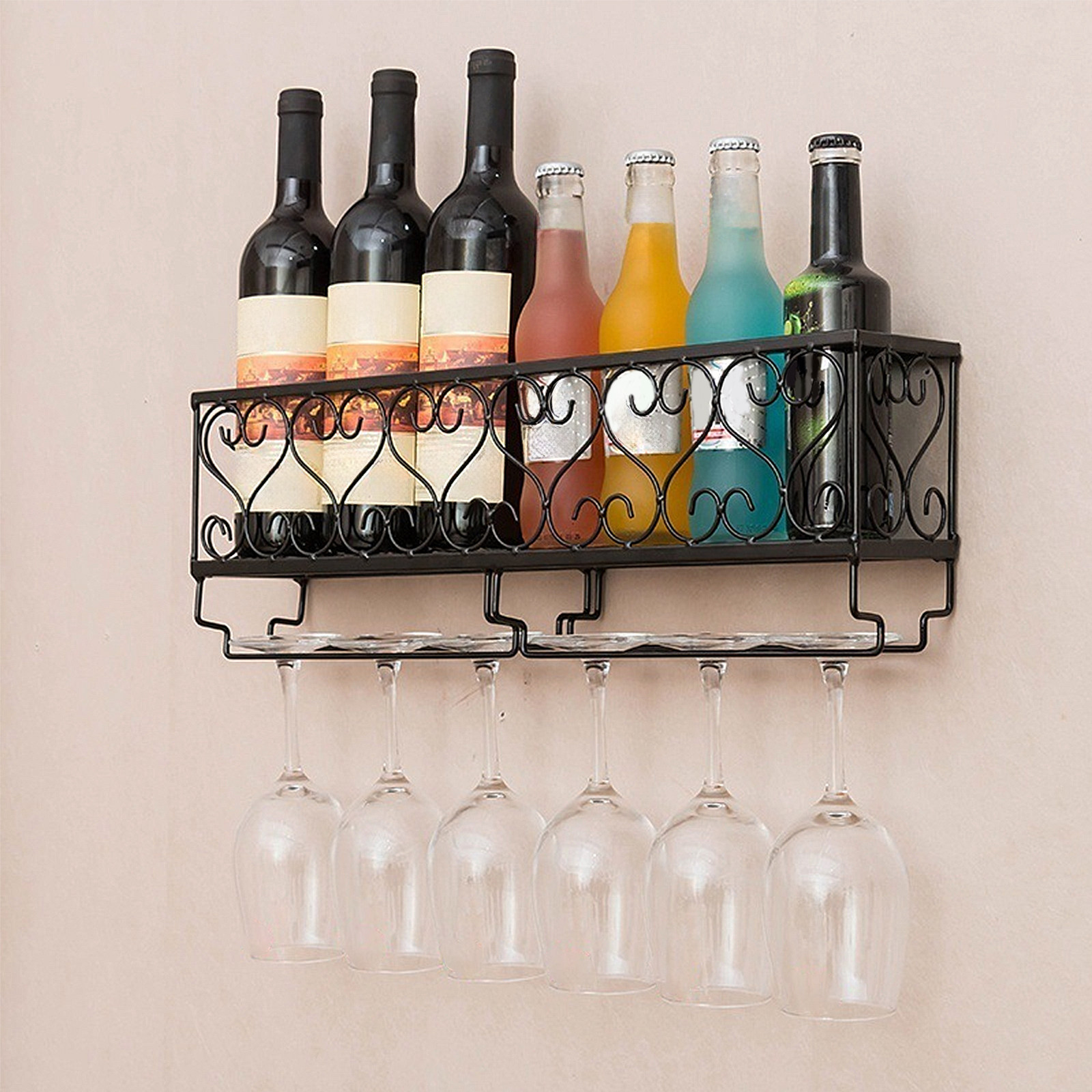 Wine Rack Wall Mount - Suporte de Parede para Garrafa de