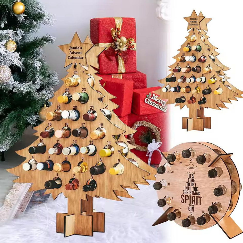 Wine Beer Rack - Suporte de Vinho de Madeira em