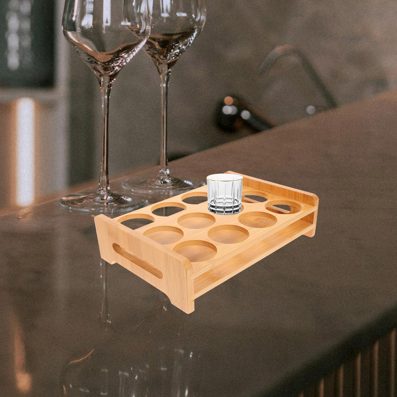 Wine Beer Rack - Suporte Expositor de Copos de Shot