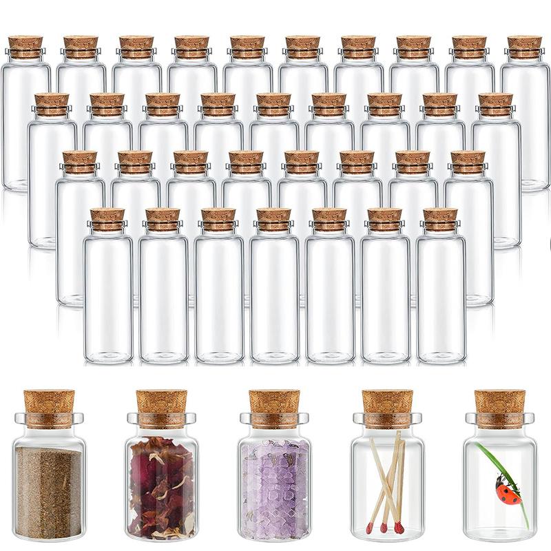 Bottle Stopper Set - 10 garrafas de vidro pequenas dos