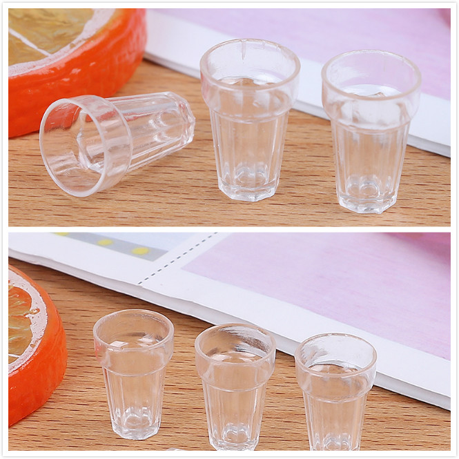 Wine Y Beer - 4 pçs/set resina transparente casa modelo