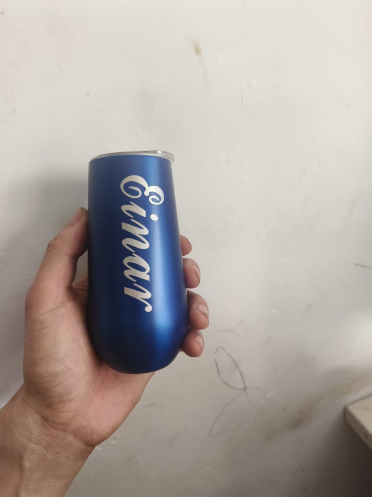 Wine Beer Name - Nome de casamento personalizado 6oz copo
