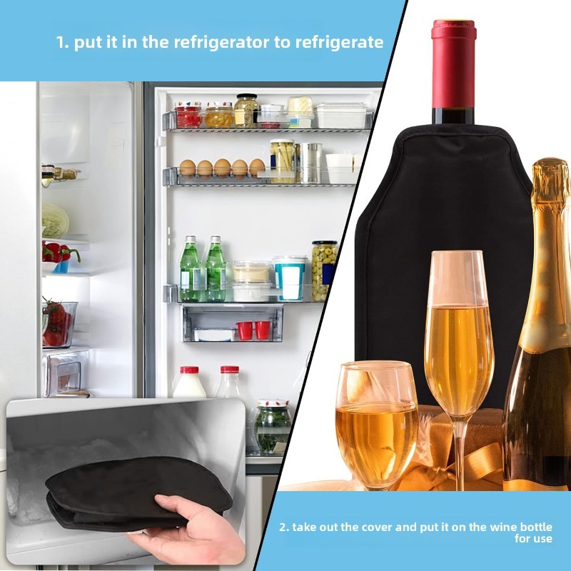 Manga de gelo em tecido de nyl - Wine Chiller Sleeve avaliação e preço