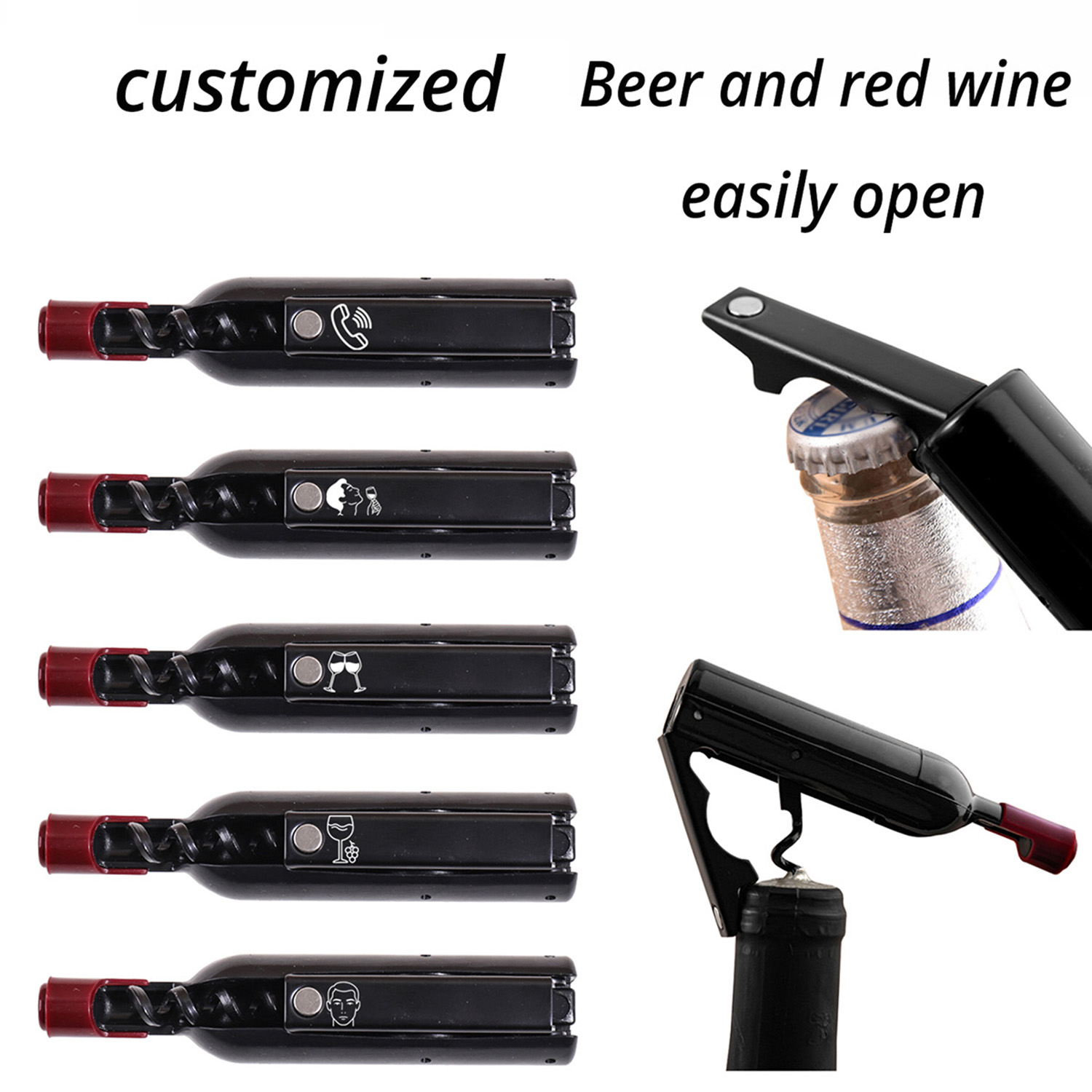 Abridor de Garrafa em Forma de - Wine Beer Name avaliação e preço