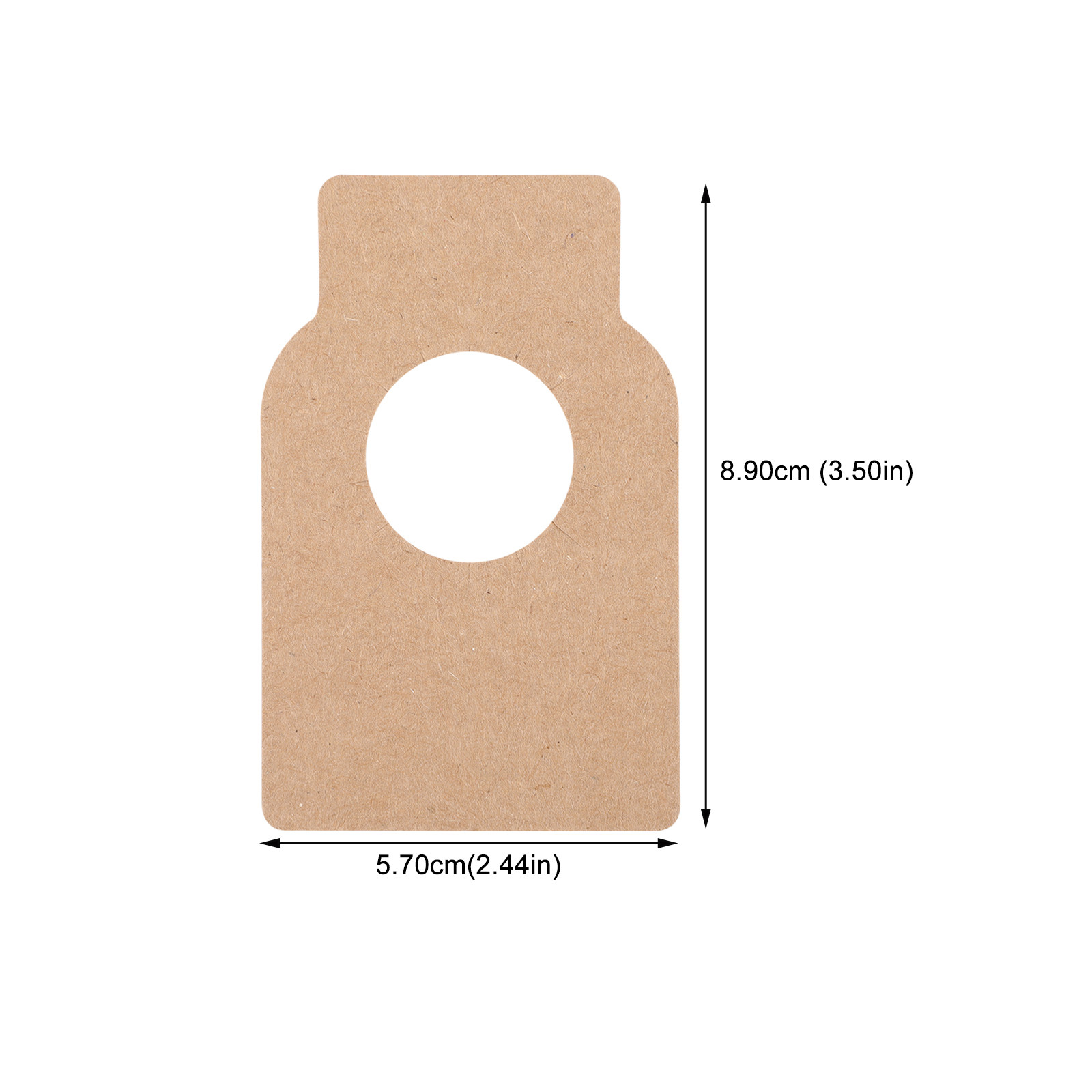 100 Etiquetas de Papel Kraft M - Wine Beer Rack avaliação e preço