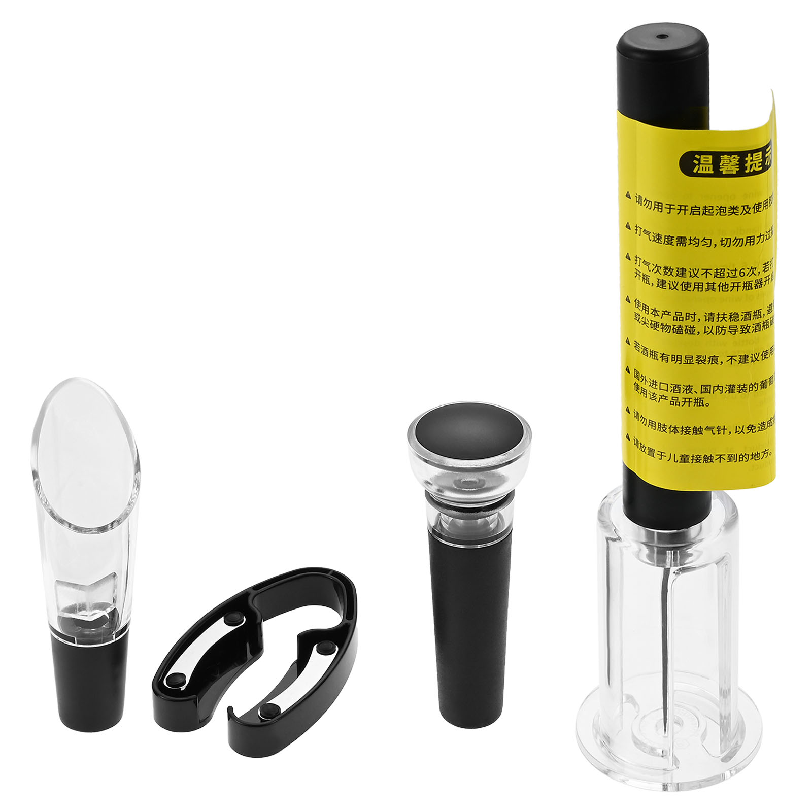 4 pçs portátil bomba de pressã - Bottle Stopper Set avaliação e preço