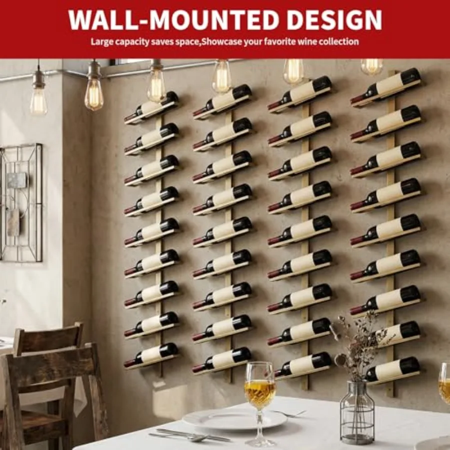 Suporte de parede para 60 garr - Wine Rack Wall Mount avaliação e preço
