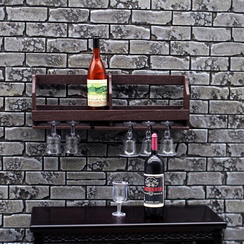 1 conjunto de casa de bonecas  - Wine Rack Wall Mount avaliação e preço