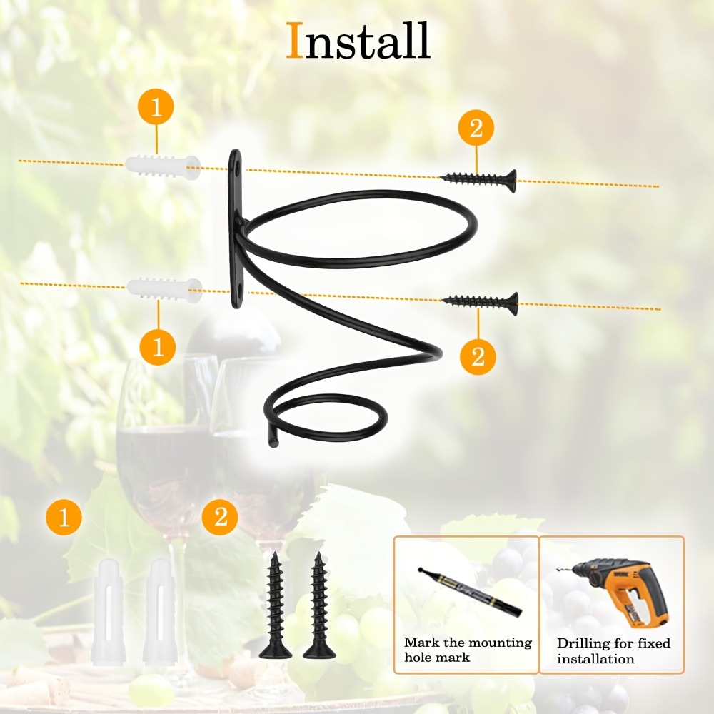 Suporte de parede minimalista  - Wine Rack Wall Mount avaliação e preço