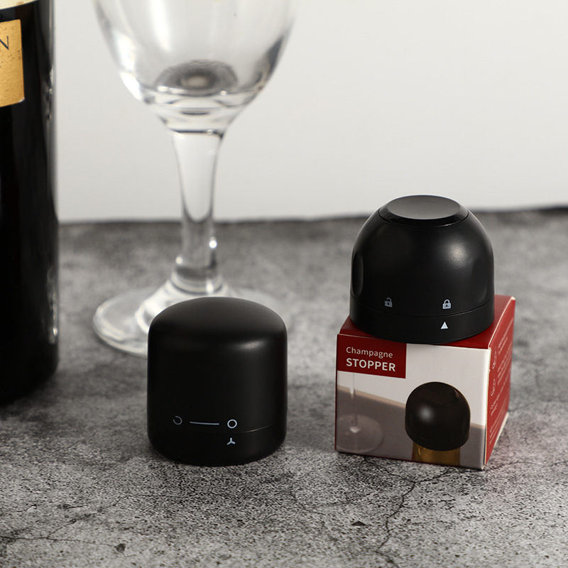 1pc Preto Cozinha Doméstica Se - Bottle Stopper Set avaliação e preço