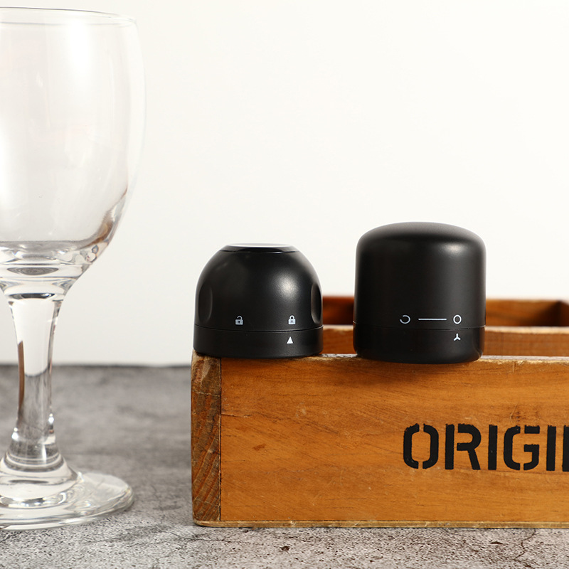1pc Preto Cozinha Doméstica Se - Bottle Stopper Set avaliação e preço