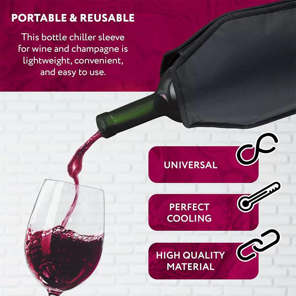1 Peça Nova Bolsa Térmica Mult - Wine Chiller Sleeve avaliação e preço