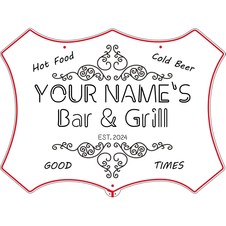 Personalizado seu nome Bar & G - Wine Beer Name avaliação e preço