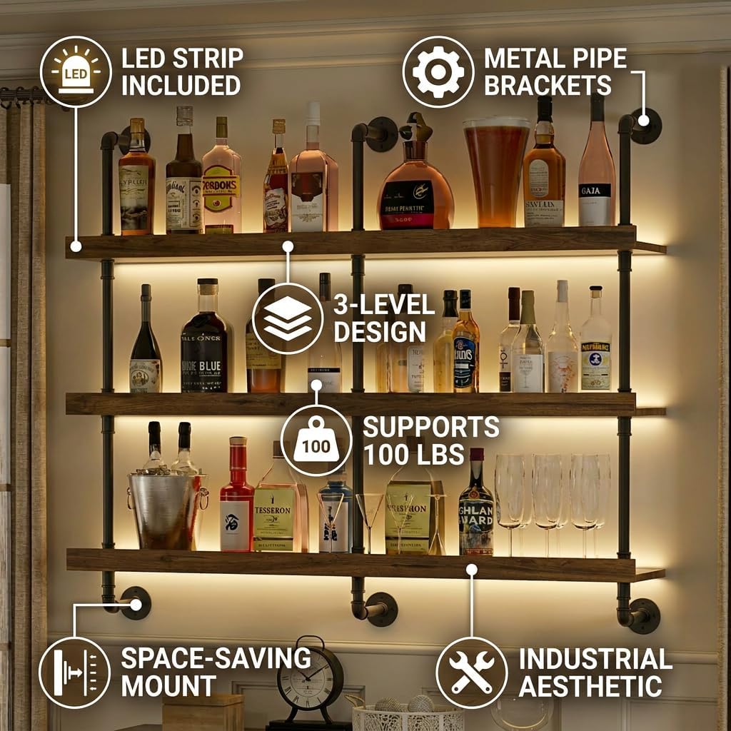 Suporte de parede para garrafa - Wine Rack Wall Mount avaliação e preço