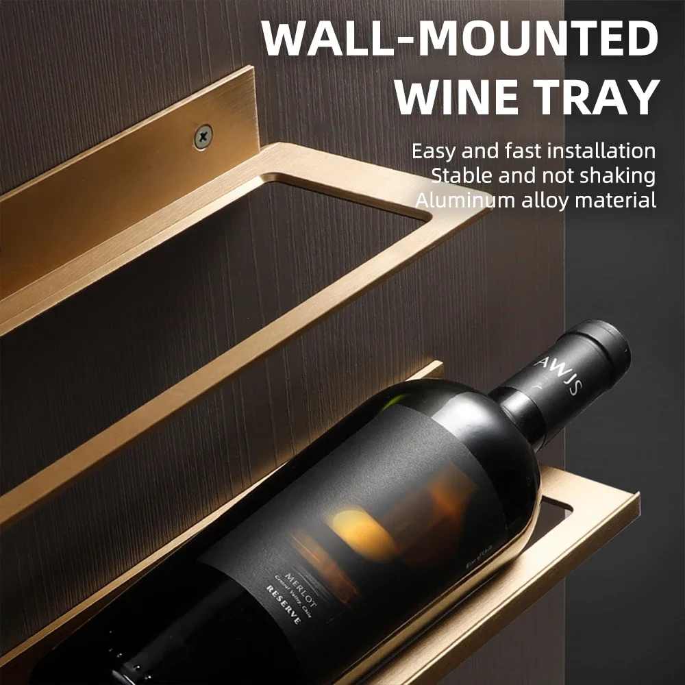 Suporte de Vinho em Liga de Al - Wine Rack Wall Mount avaliação e preço