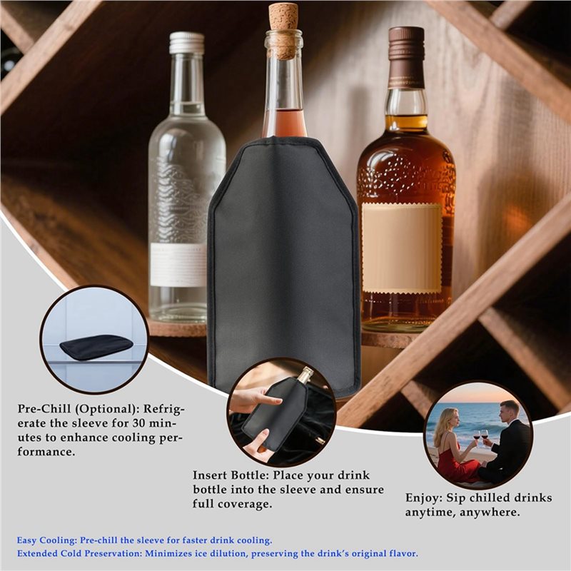 Capa Refrigeradora de Vinho B- - Wine Chiller Sleeve avaliação e preço